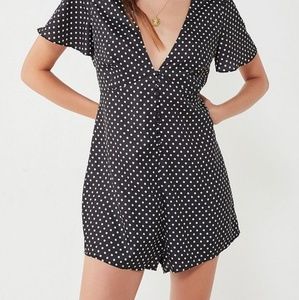 Kimchi Blue Polka Dot Romper